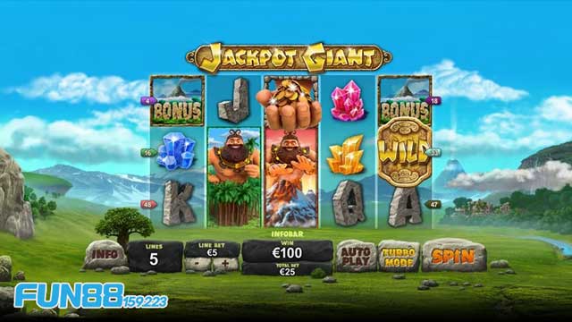 Các biểu tượng có trong game Jackpot Giant