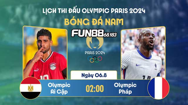 Cùng đón xem trận U23 Pháp vs U23 Ai Cập Bán Kết Olympic 2024